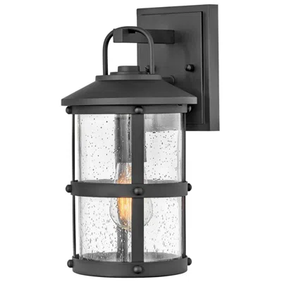Hinkley Lakehouse 14 1/2" High Black Outdoor Wall Light