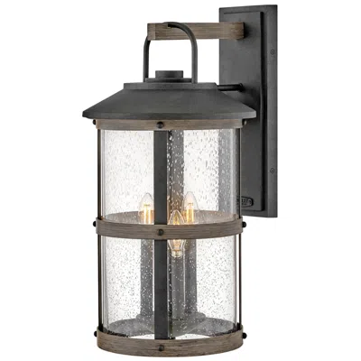 Hinkley Lakehouse 24" High Aged Zinc And Gray Outdoor Wall Light