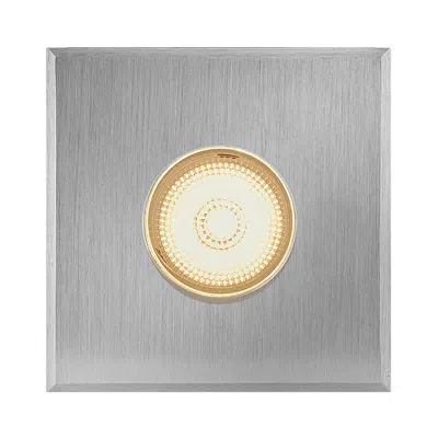 Hinkley Landscape Sparta Dot Large Led Square Button 2.25" Stainless S