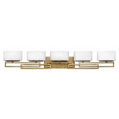 Hinkley Lanza 5-light Vanity Light In Brushed Bronze