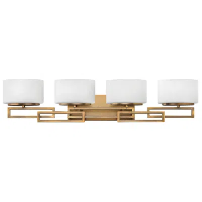 Hinkley Lanza Bronze 34" Wide Bathroom Wall Light