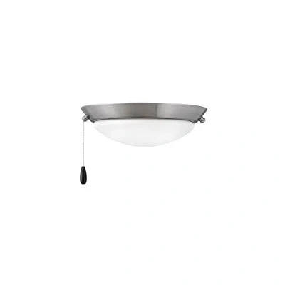 Hinkley Large Low Profile Ceiling Fan Light Kit In Brushed Nickel