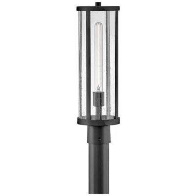 Hinkley Lark Alfie Outdoor Medium Post Mount Lantern 6" Black
