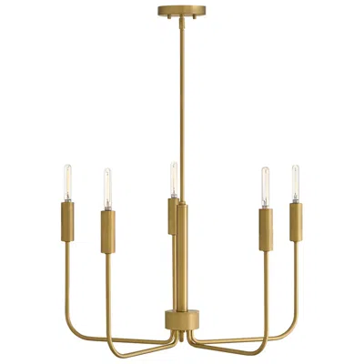 Hinkley Lark Austen Medium Single Tier Chandelier 28.25" Lacquered Brass