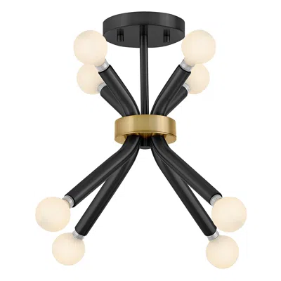 Hinkley Lark Axton Small Convertible Pendant 12.5" Black
