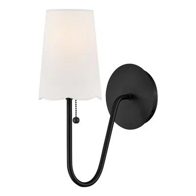 Hinkley Lark Bliss Medium Single Light Sconce 15" Black