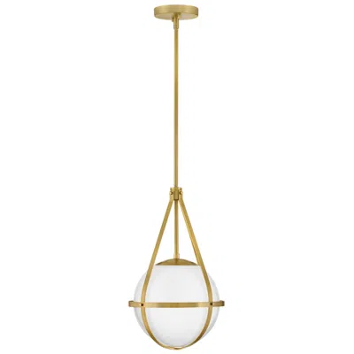 Hinkley Lark Colby Interior Small Pendant 11.25" Lacquered Brass