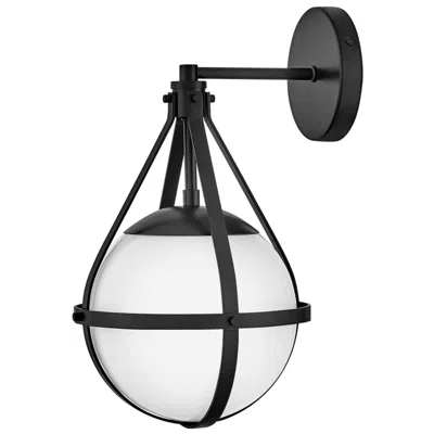 Hinkley Lark Colby Interior Small Single Light Sconce 9.25" Black