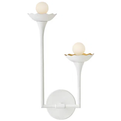Hinkley Lark Darla Interior Medium Two Light Sconce 16.75" Textured Plaster