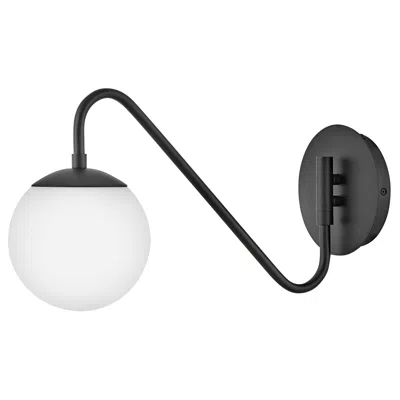 Hinkley Lark Dottie Interior Small Single Light Sconce 9.25" Black
