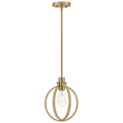 Hinkley Lark Fallon Medium Pendant Chandelier 10" Lacquered Brass