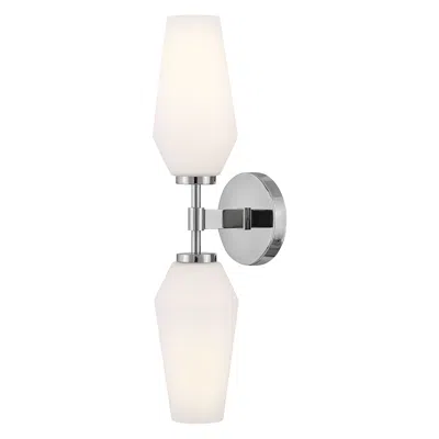Hinkley Lark Gio Large Two Light Sconce 21" Chrome