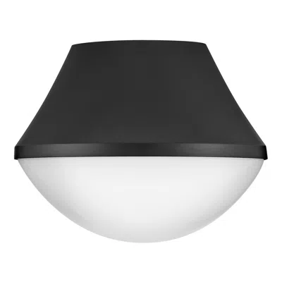 Hinkley Lark Haddie 11" Wide Small Modern Black Finish Flush Mount