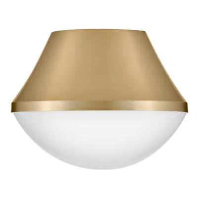 Hinkley Lark Haddie Interior Small Flush Mount 11" Lacquered Brass