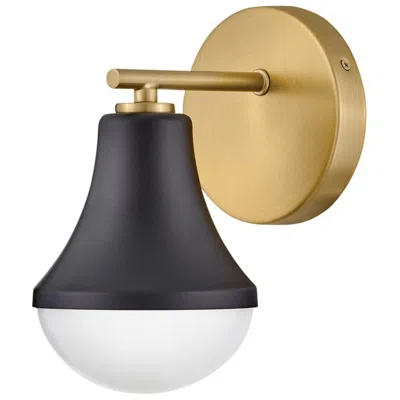 Hinkley Lark Haddie Small Single Light Vanity 9" Black
