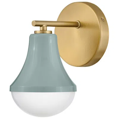 Hinkley Lark Haddie Small Single Light Vanity 9" Seafoam