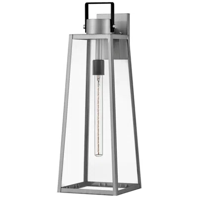 Hinkley Lark Hugh Outdoor Large Wall Mount Lantern 25" Antique Brushed Aluminum