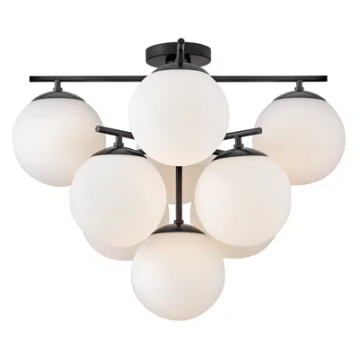 Hinkley Lark Julep Interior Large Flush Mount 19.5" Black