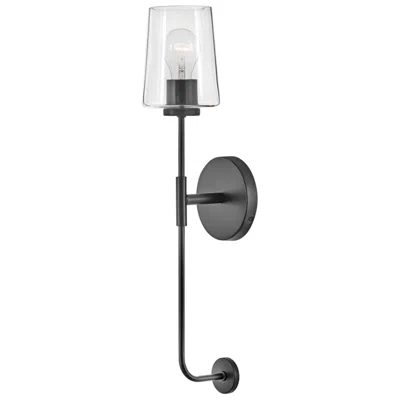 Hinkley Lark Kline Interior Large Single Light Tall Sconce 23" Black