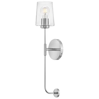Hinkley Lark Kline Interior Large Single Light Tall Sconce 23" Chrome