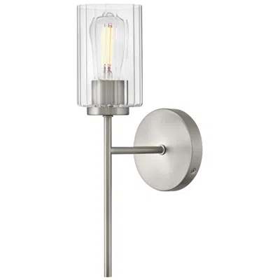 Hinkley Lark Leta Bath Medium Single Light Sconce 5.25" Brushed Nickel