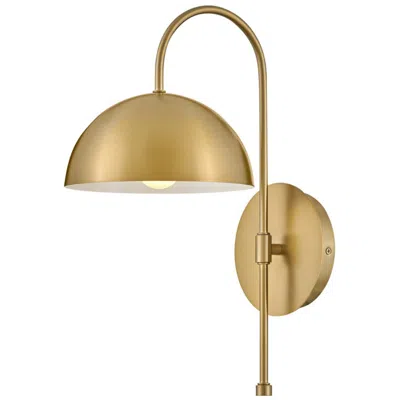 Hinkley Lark Lou Interior Medium Single Light Sconce 17" Lacquered Brass