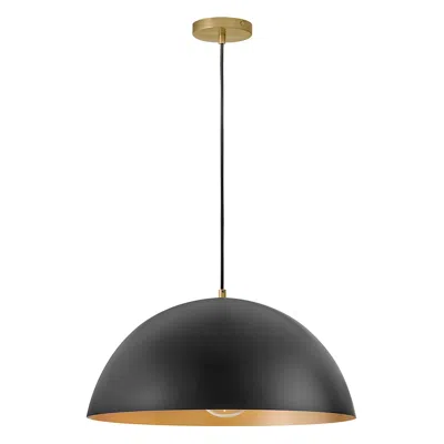 Hinkley Lark Lou Large Pendant 22" Black
