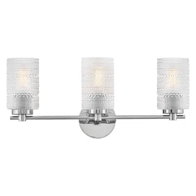 Hinkley Lark Mabel Bath Medium Three Light Vanity 24.5" Chrome