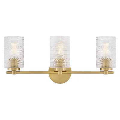 Hinkley Lark Mabel Bath Medium Three Light Vanity 24.5" Lacquered Brass