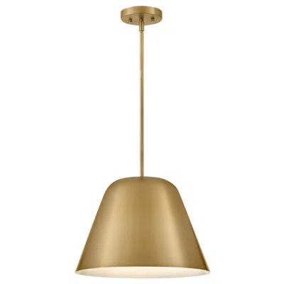 Hinkley Lark Madi Interior Large Pendant 16" Lacquered Brass