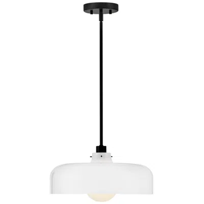 Hinkley Lark Maisie Interior Medium Pendant 15" Cased Opal Black