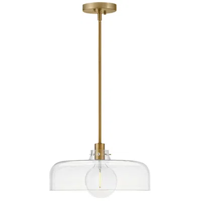 Hinkley Lark Maisie Interior Medium Pendant 15" Clear Lacquered Brass