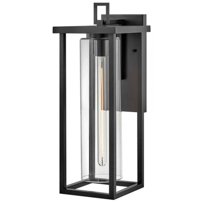 Hinkley Lark Mateo Outdoor Large Wall Mount Lantern 24" Black