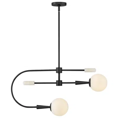 Hinkley Lark Maude Interior Medium Single Tier Chandelier 32.25" Black