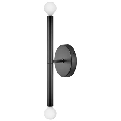 Hinkley Lark Millie Interior Medium Two Light Tall Sconce 14" Black