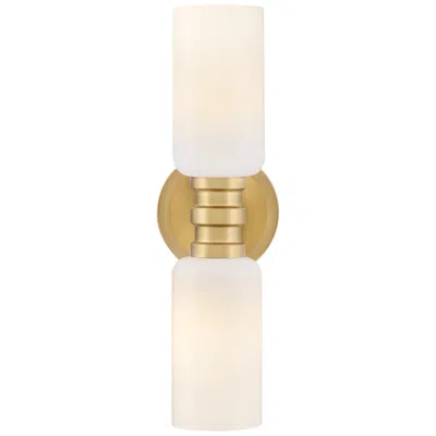 Hinkley Lark Naomi 16"h Lacquered Brass 2-light Wall Sconce