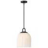 Hinkley Lark Paige Small Pendant 11" Black In Black
