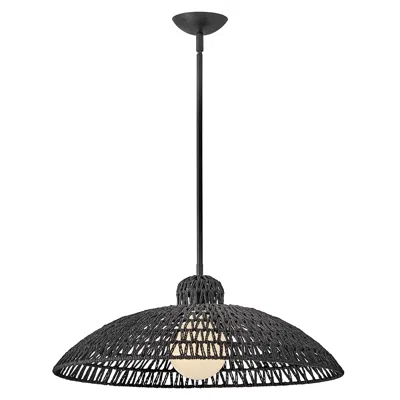 Hinkley Lark Pismo Large Pendant 24" Black