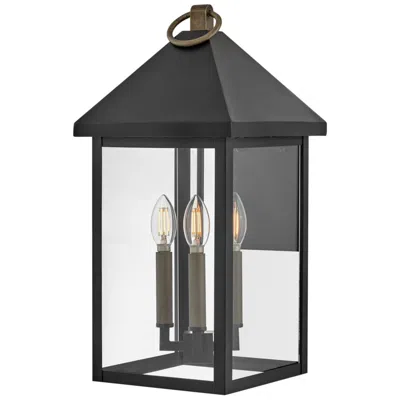 Hinkley Lark Rhett Outdoor Medium Wall Mount 19.5" Black