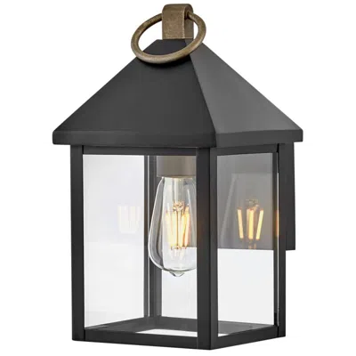 Hinkley Lark Rhett Outdoor Small Wall Mount 13" Black