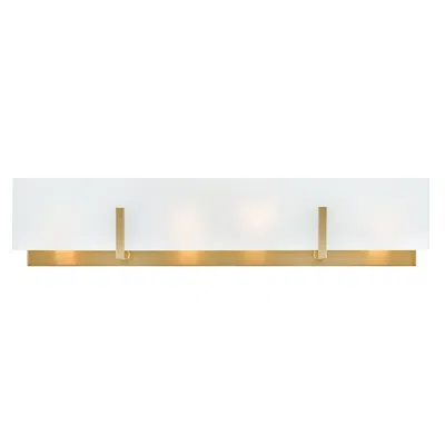 Hinkley Lark Roman Medium Four Light Vanity 25" Lacquered Brass