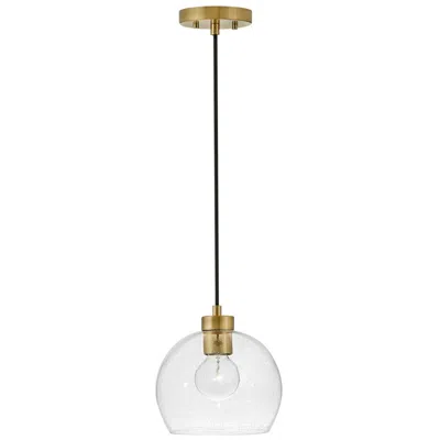 Hinkley Lark Rumi Interior Small Single Light Pendant 8.75" Lacquered Brass In Gold