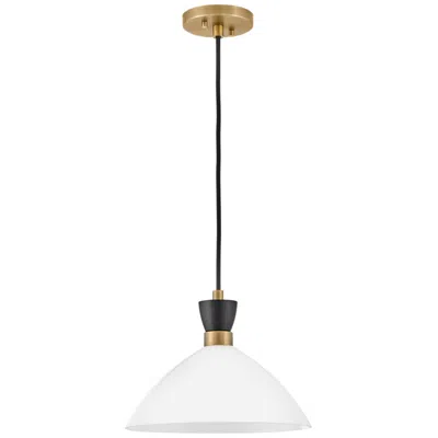 Hinkley Lark Simon Interior Medium Single Light Convertible Pendant 13" Black