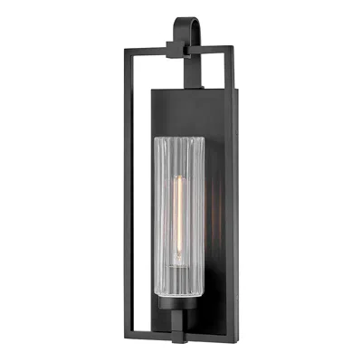 Hinkley Lark Stassi Outdoor Medium Wall Mount Lantern 21" Black