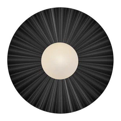Hinkley Lark Stevie Medium Flush Mount 13.75" Black