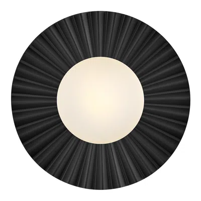 Hinkley Lark Stevie Small Flush Mount 9.75" Black