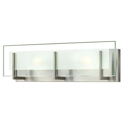 Hinkley Latitude 18"w Brushed Nickel 2-light Vanity Light