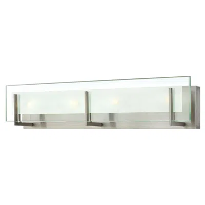 Hinkley Latitude 26" Wide Brushed Nickel Modern Bathroom Vanity Light