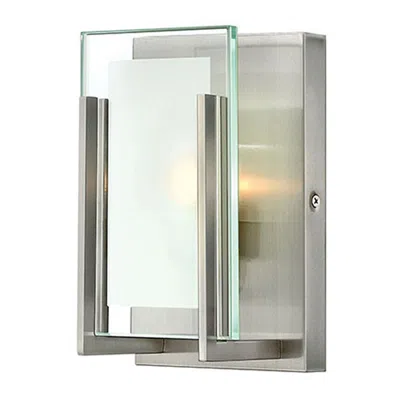 Hinkley Latitude 5" Wide Brushed Nickel Wall Sconce