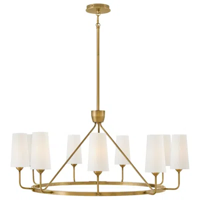 Hinkley Lewis 37 1/4" Wide Heritage Brass 9-light Pendant